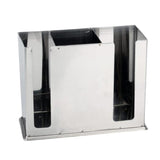 Max Stainless Steel Utensil Holder Cutlery Container Organizer 3 Grids