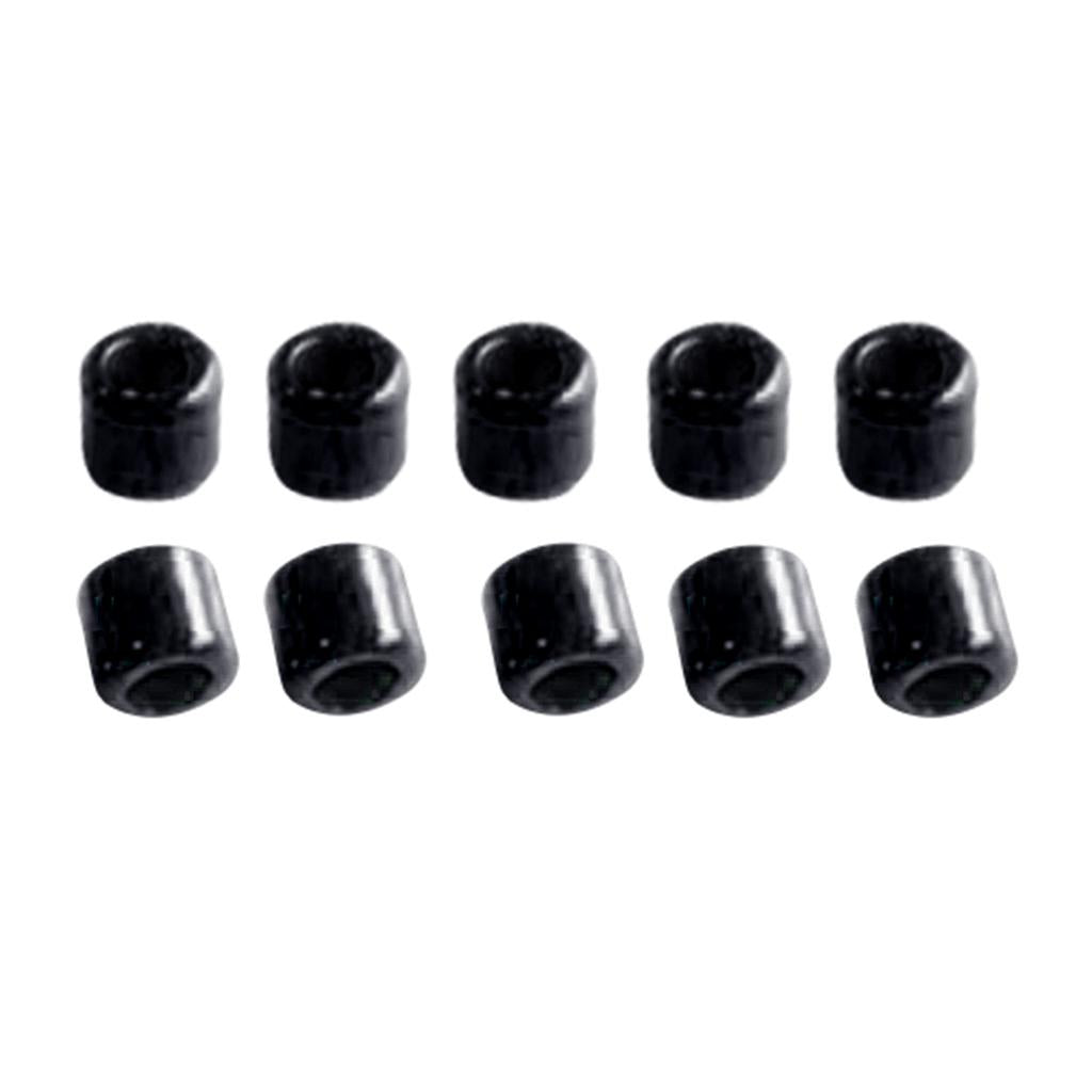 Max 10pcs Fishing Rod Guides Ring DIY Pole Guide Repair Black Cylindrical 03