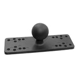 Maxbell Marine Electronic Plate with 38.1mm/1.50inch Ball Portable Fish Finder Mount