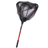 Maxbell Foldable Trilateral Fishing Landing Net Brail Telescopic Handle 80cm