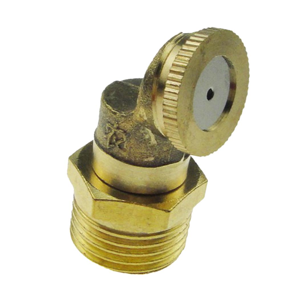 Max Brass 20mm Heavy Duty Water Fountain Single Nozzle Industrial Pond Sprinkler