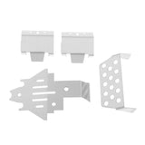 Max 1/10 Metal Chassis Armor Plate Set 4-piece for TRAXXAS RC Climbing Car
