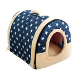 Maxbell Cat Beds Dog Tent Warm Nest Puppy Kennel Folding Cozy Kitty Warm Cave House