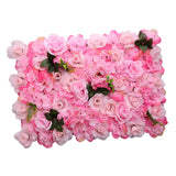 Maxbell Flower Panels silk Floral Backdrop for Wedding Stage Pink