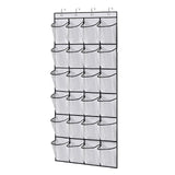 Maxbell Hanging Shoe Organizer Large Capacity Accessory Breathable for Door Bedroom White