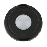 Maxbell 72mm White Balance Snap-on Lens Cap with Neutral and Warm Domes Black