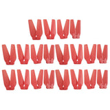 Max 20pcs RC Drone Propeller Props for E58 S168 JY019 Four-axle Aircraft Red