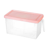 Maxbell Fresh Keeping Box Leakproof Fridge Organizer Box for Cabinets Drawer Shelves pink