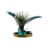 Maxbell Indian Headpiece Feather Headband Festival American Headband Fancy Dress Universal 55cm