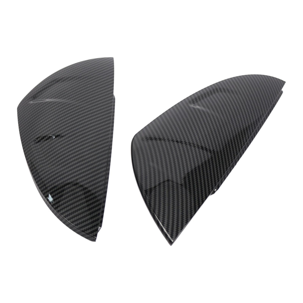 Maxbell 2 Pieces Door Mirror Cover Caps for Lexus IS500 Repair Part Carbon Fiber Pattern