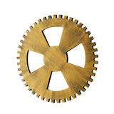 Max Retro Wooden Steampunk Gear Home Bar Wall Hanging Decor Gold #5 24cm