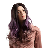Max Maxb Ombre Color Middle Part 22" Long Wavy Synthetic Hair Wigs Women 5 Styles C
