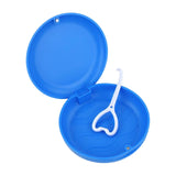 Maxbell Portable Retainer Case Oral Organizer Durable Dentures Storage Boxes blue