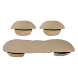 Maxbell 1Set Breathable Car Seat Covers Pad Seats Cushion Luxurious Universal Beige
