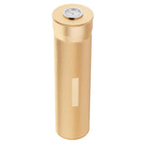 Max Aluminium Alloy Cigar Tube Case Humidor With Humidifier Hygrometer Gold