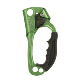 Maxbell Climbing Rope Ascender Tool for 8mm-12mm Rope Rappelling Rock Climbing Green Right Hand