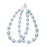 Max 2 Pieces Crystal Curtain Rope Tiebacks Holdback 72cm / 28 Inch Silver White