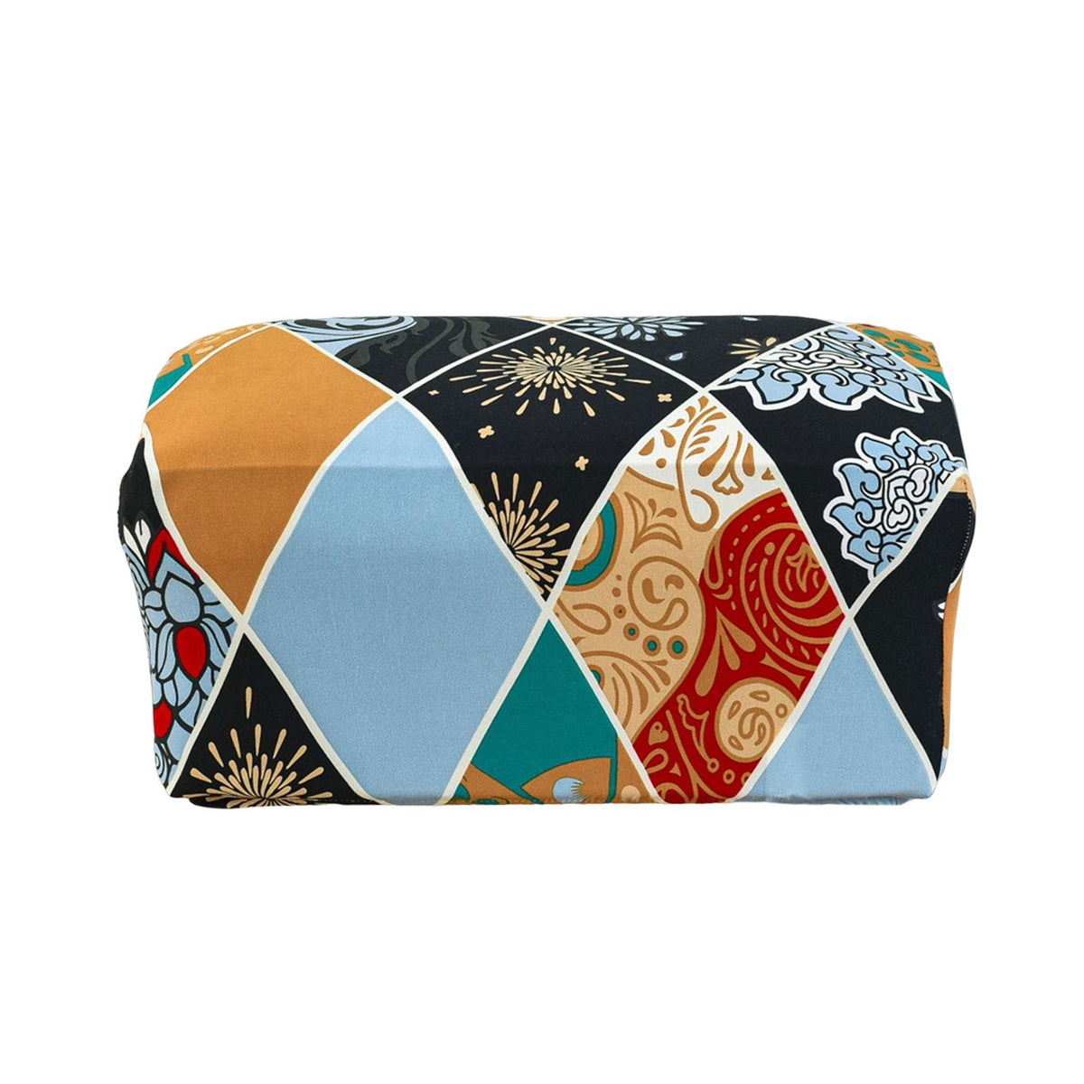 Maxbell Stretch Ottoman Covers Printed Protector Cover Modern Living Room Style D
