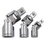 Maxbell 3x Universal Joint 1/2" 3/8" 1/4" Ratchet Angle Extension Bar Socket Adapter