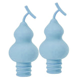Maxbell 2x Silicone Beer Champagne Cap Cover Reusable Preservation Tools Blue