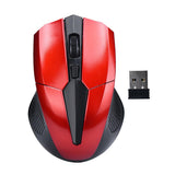 Max 2.4 G High Precision Wireless Optical Mouse Receiver Win/Mac/Android Red