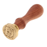 Max Retro Wood Handle Sealing Wax Stamp Personalised Name Wax Stamps Kits D