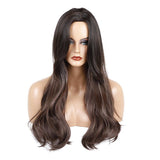 Max Women Heat Resistant Long Curly Wig Hairpieces Synthetic Cosplay Wig 62 cm