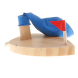 Max Balloon Powered Wooden Speed Boat Physics Science Toy Gadget Educational