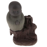 Max Ceramic Porcelain Buddha Backflow Incense Burner Ceramic Cones Holder Green