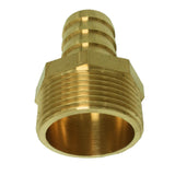 Max Brass Barbed Hose Fitting Connector Adapter Male Pipe 25mm Barb Dia