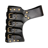 Maxbell Belt Waist Sheath Rapier Knight Scabbard for Cosplay Performance Women Black