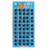 Maxbell 50 pair Sew-on Metal Snap Fastener Button Press Button DIY Sewing Craft 10mm