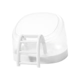 Maxbell Hamster Sand Bath Box Bathroom House Toilet Bathtub for Squirrels Mice Mouse White