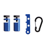 Maxbell Tall Stair Gauges Kit Framing Square Attachment Accessory Tools Anti Slip Blue