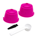 Maxbell 2 Pieces Coffee Filters Easy to Clean DIY Spoon Brush for Rose Red