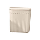 Maxbell Kitchen Waste Compost Bin Multifunction Holder for Cabinet Door Countertop White 7L