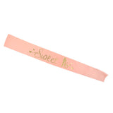Max Sweet 16 Girls Birthday Satin Sash Birthday Girls Sash Ribbon  Champagne