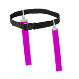 Maxbell Football Waist Belt Ribbon Adjustable for Outdoor Accessories Equipment violet