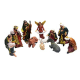 Maxbell 11x Nativity Scene Figures Home Religious Decor Layout Crafts Vintage Style