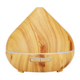 Maxbell 500ml 24V Humidifier LED Changing Air Purifier Aroma Diffuser  Light brown