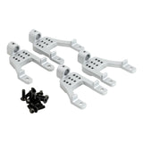 Maxbell 4pcs RC Metal Shock Absorber Bracket for MN86KS 1/12 Truck Accessories silver