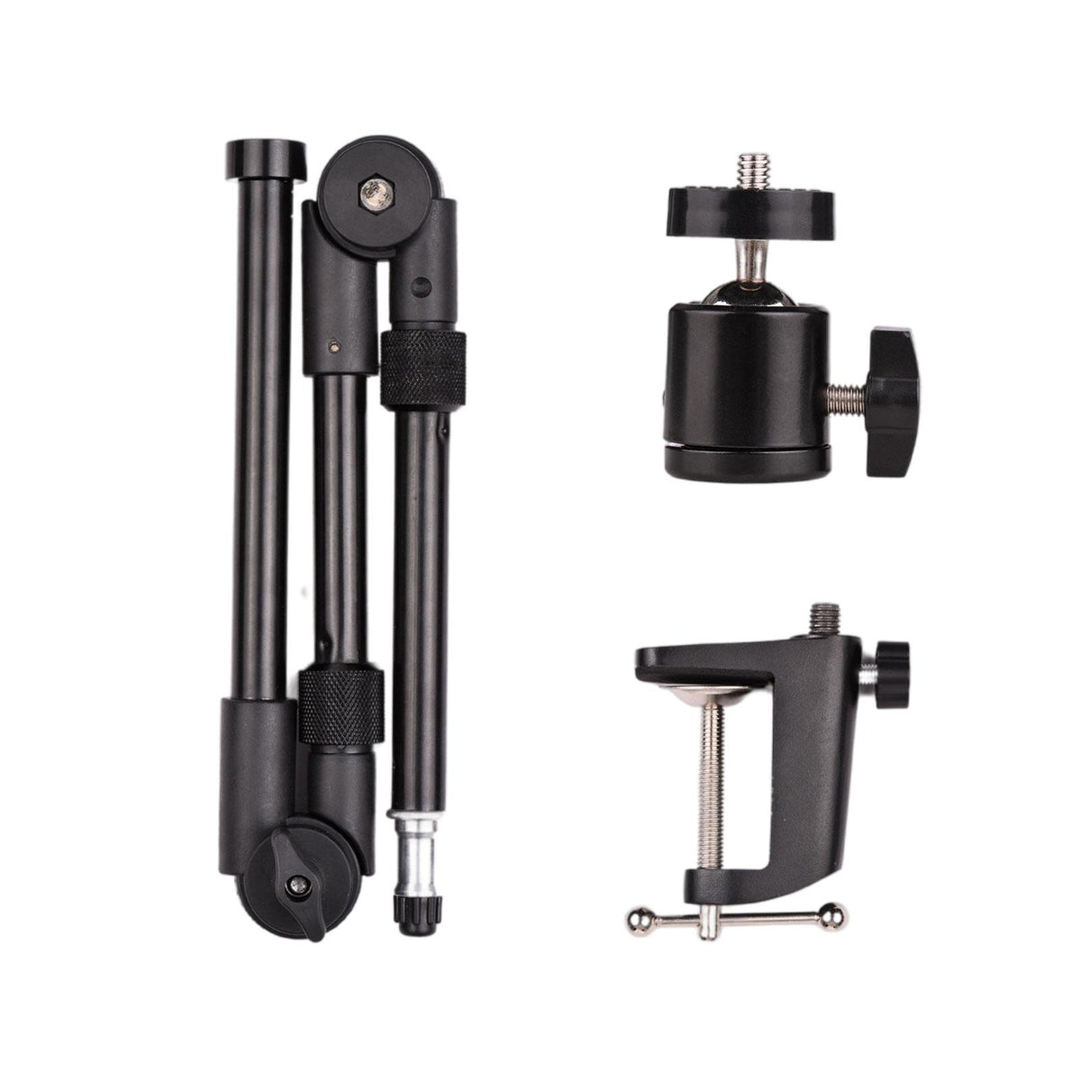 Maxbell Desk Mount Stand Phone Holder Bracket Accs Organizers Webcam 1/4 Screw