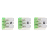 Max 3x 450V/600V 32A Spring Terminal Blocks Strip Barrier Quick Connector  3P