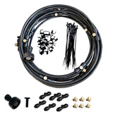 Maxbell Misting Cooling System Water Spray Mist Cooling Misters Black 6m 56Pieces