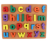 Max Wooden Jigsaw Puzzle Board Kids/Baby Cognitive Toy Lowercase Letters