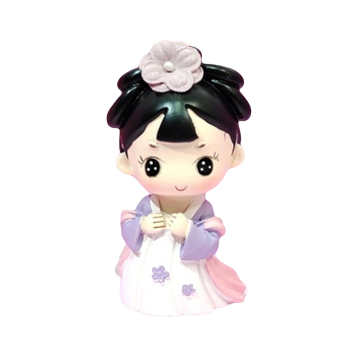 Maxbell Ancient Girl Figurine Statue Ornament for Tabletop Entrance Home Decoration White