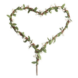 Max Handmade DIY Heart Flower Leaf Wreath Garland Forehead Hair Band  Green