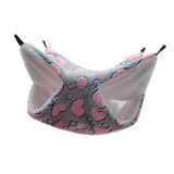 Maxbell Hamster Hammock Bed Bedding Sleeping Warm Playing for Small Pet Parrot Gray