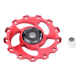 Maxbell MTB Road Bike Rear Dial Bearing Flywheel Hole Guide Wheel & Fixed Ring Red