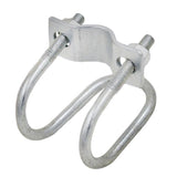 Maxbell 90 Pipe to Pipe Lock Clamp Holder Zinc Plated Iron, 1 to 1Inch
